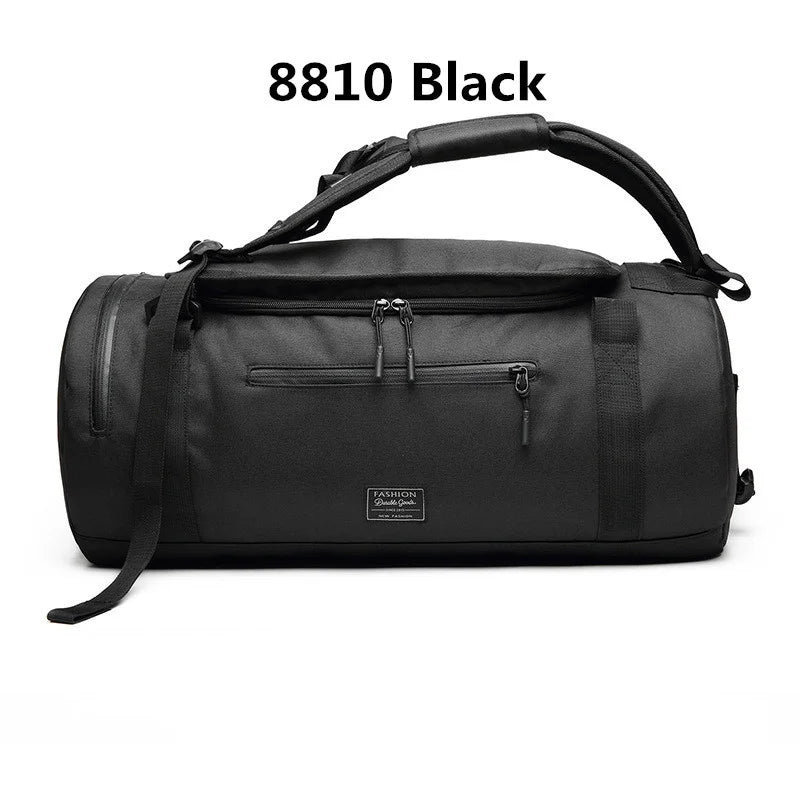 Large Capacity Men'S Fitness Gym Bag,Dry and Wet Separation Multifunction Sports Bag Short-Distance Travel Handbag Backpack Men
