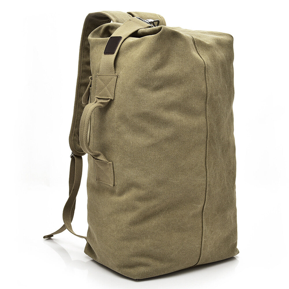 Men'S Outdoor Sports Bag Rucksack Canvas Backpacks School Bag Hiking Travel Back