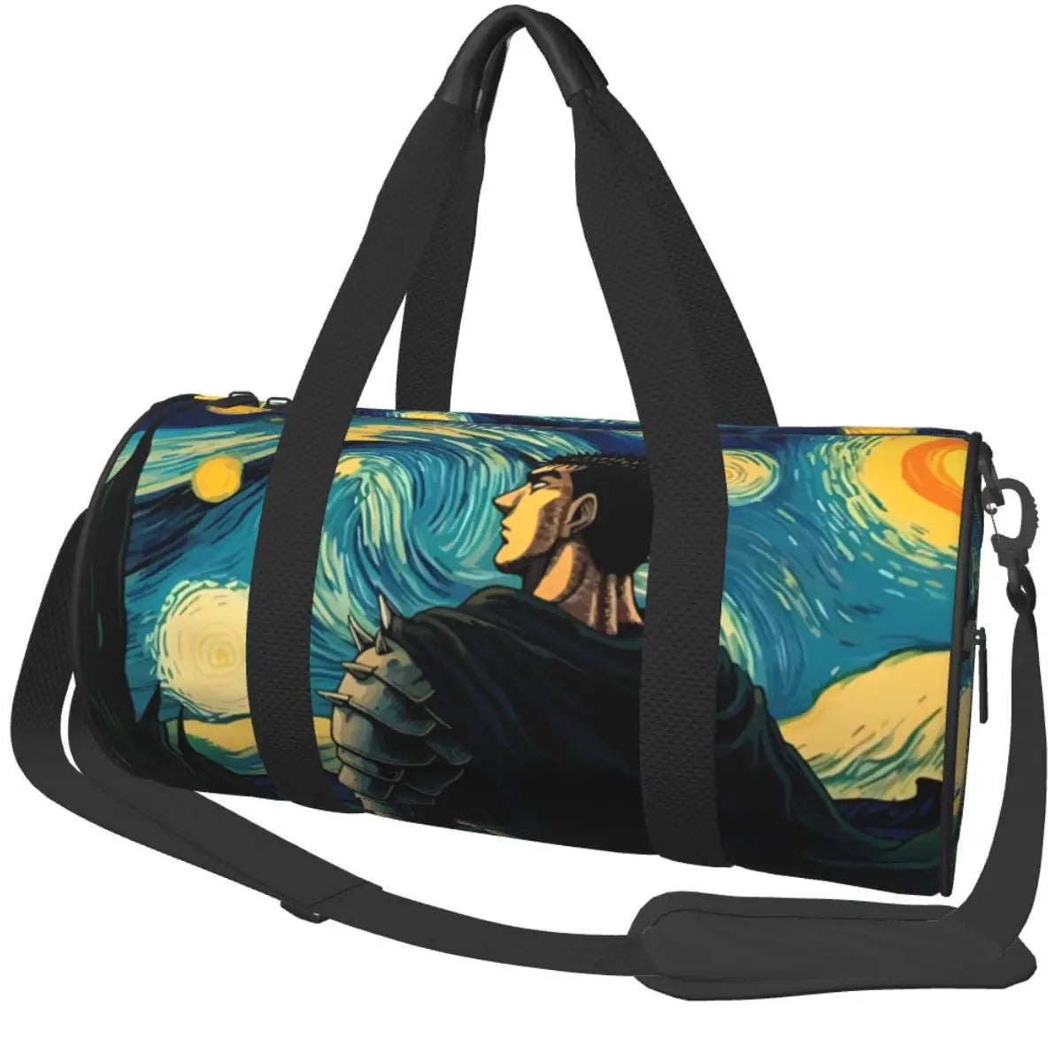 Gym Bag Japanese Anime Bereserk Sports Bag with Shoes Men'S Waterproof Custom Handbag Graphic Swimming Fitness Bag