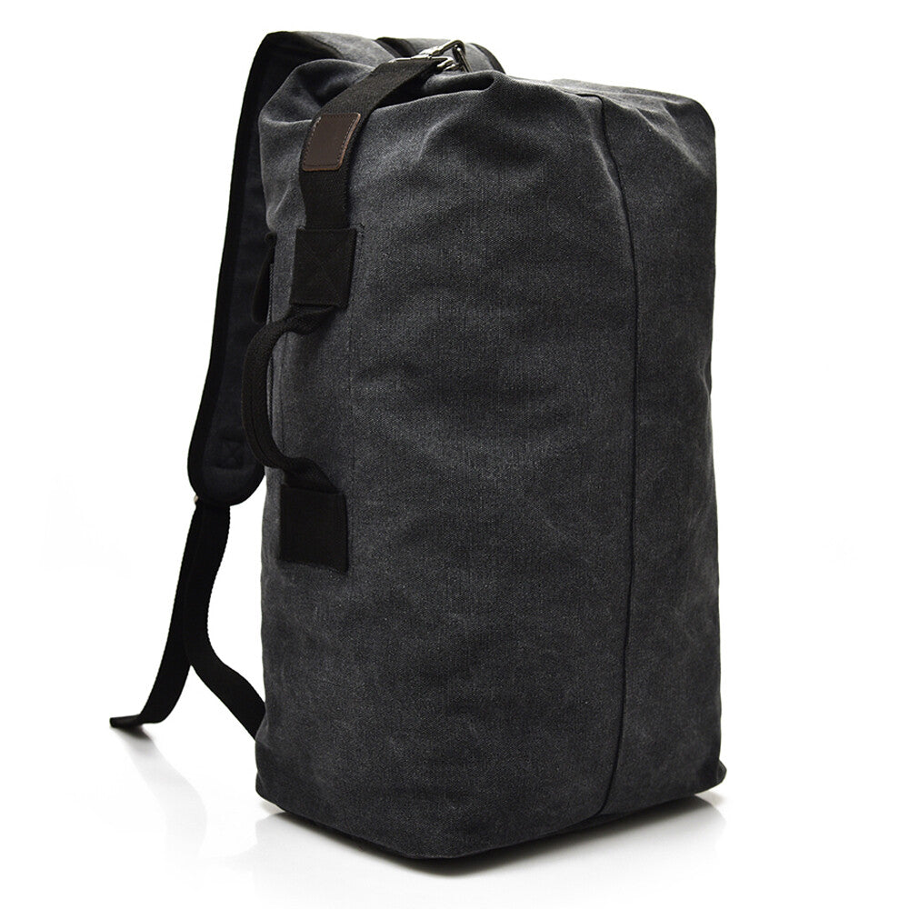 Men'S Outdoor Sports Bag Rucksack Canvas Backpacks School Bag Hiking Travel Back