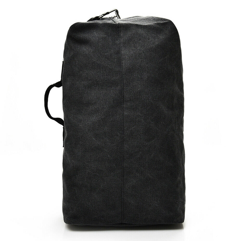 Men'S Outdoor Sports Bag Rucksack Canvas Backpacks School Bag Hiking Travel Back