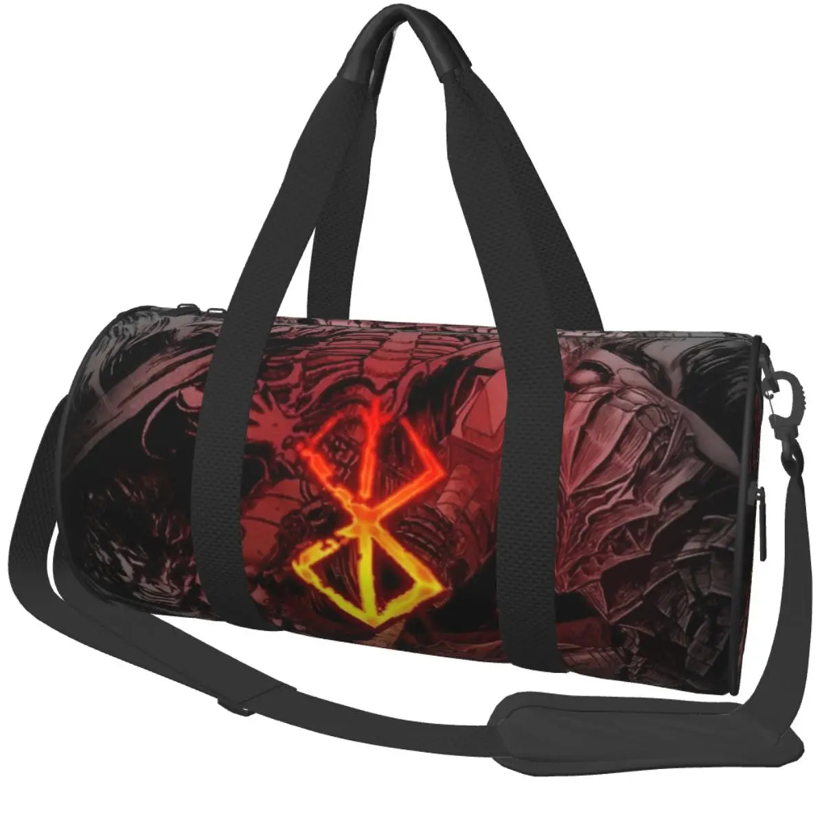 Gym Bag Japanese Anime Bereserk Sports Bag with Shoes Men'S Waterproof Custom Handbag Graphic Swimming Fitness Bag