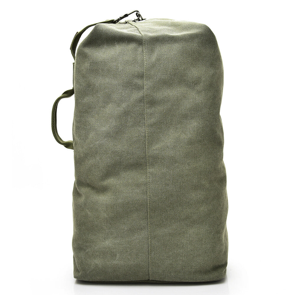 Men'S Outdoor Sports Bag Rucksack Canvas Backpacks School Bag Hiking Travel Back