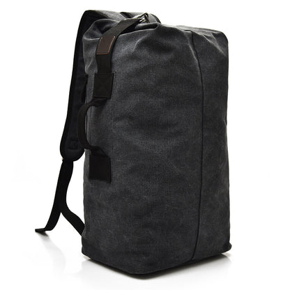 Men'S Outdoor Sports Bag Rucksack Canvas Backpacks School Bag Hiking Travel Back