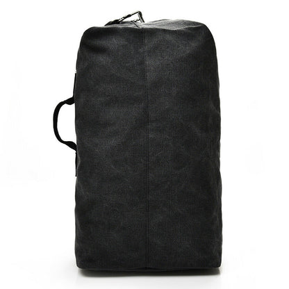Men'S Outdoor Sports Bag Rucksack Canvas Backpacks School Bag Hiking Travel Back