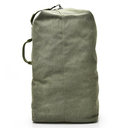 Men'S Outdoor Sports Bag Rucksack Canvas Backpacks School Bag Hiking Travel Back