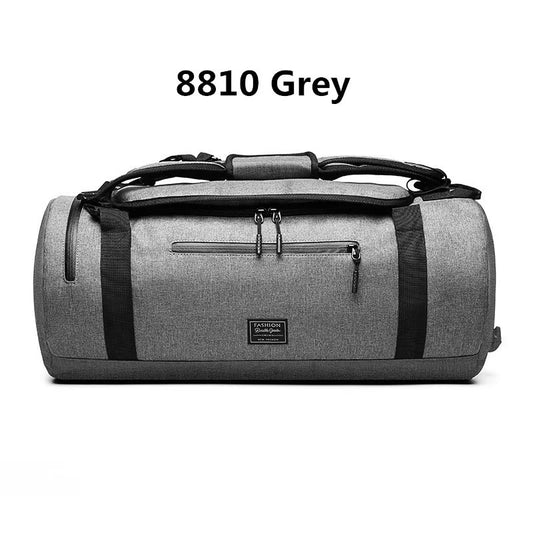 Large Capacity Men'S Fitness Gym Bag,Dry and Wet Separation Multifunction Sports Bag Short-Distance Travel Handbag Backpack Men