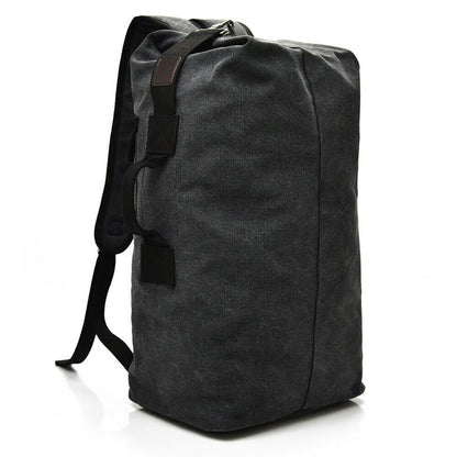 Men'S Outdoor Sports Bag Rucksack Canvas Backpacks School Bag Hiking Travel Back