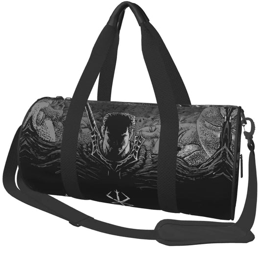 Gym Bag Japanese Anime Bereserk Sports Bag with Shoes Men'S Waterproof Custom Handbag Graphic Swimming Fitness Bag