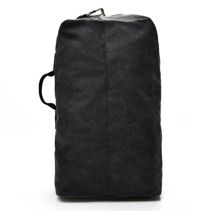 Men'S Outdoor Sports Bag Rucksack Canvas Backpacks School Bag Hiking Travel Back